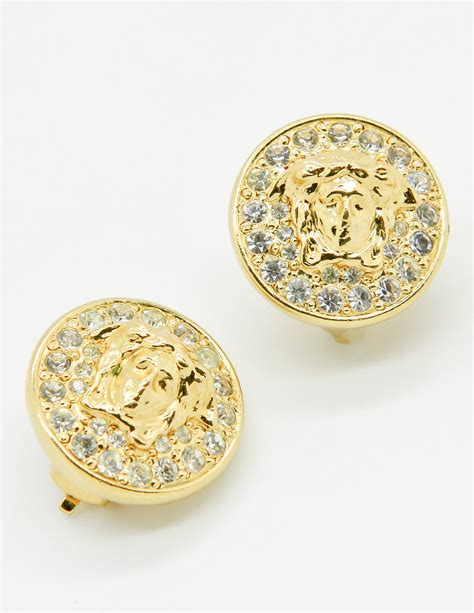 versace earrings replica|vintage versace earrings.